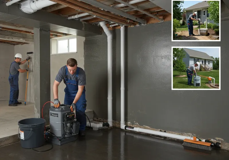 Basement Waterproofing and Flood Prevention process in Brooklyn, IN